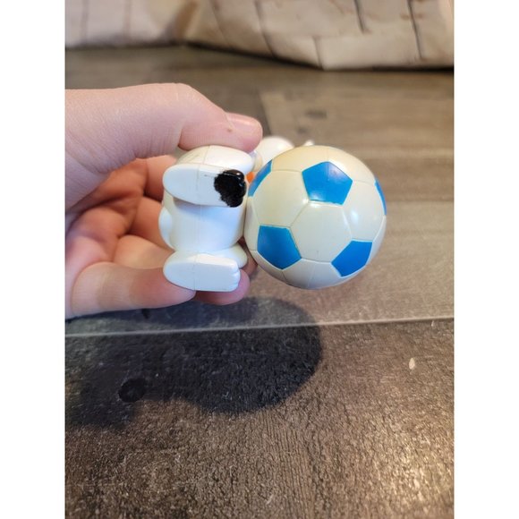 Dalmatian dog playing soccer ball toy figure - Picture 5 of 5